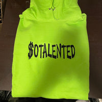 Lime Green & Black Hoodie